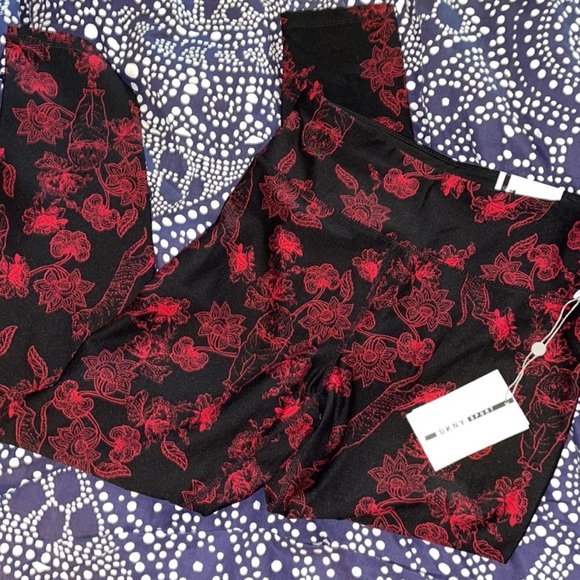 DKNY Sport Sumatra Printed High-Waist Leggings - Picture 3 of 9